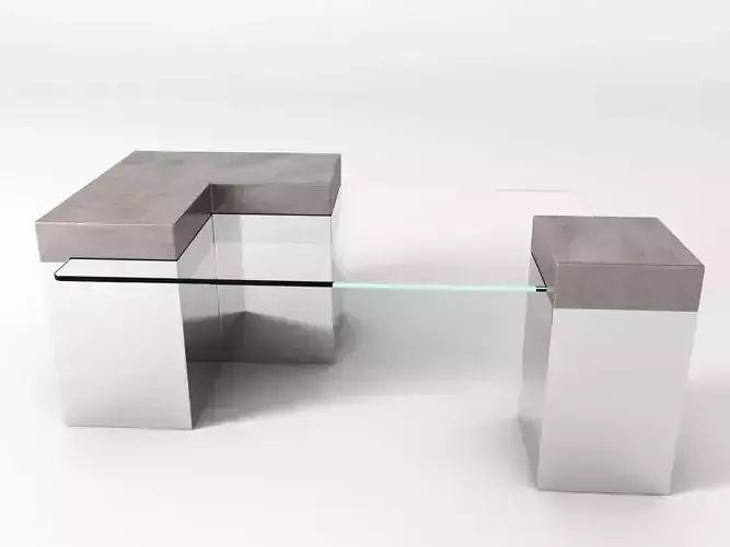 Chrome Coffee Table