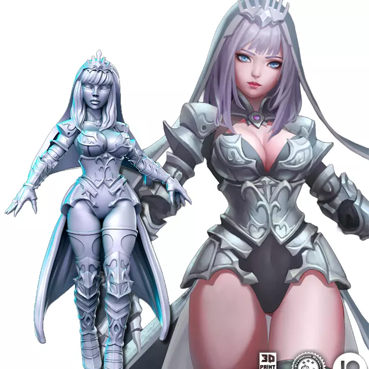 Lightwitch IX - Collectible Hero Figurine 3D print model