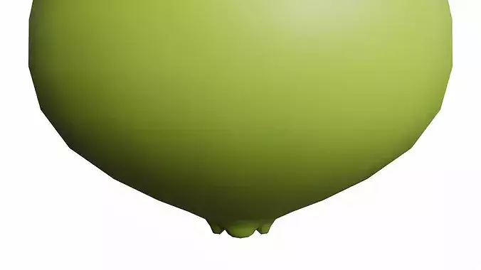 Guava Cartoon Stylized Fruits 3D model 5