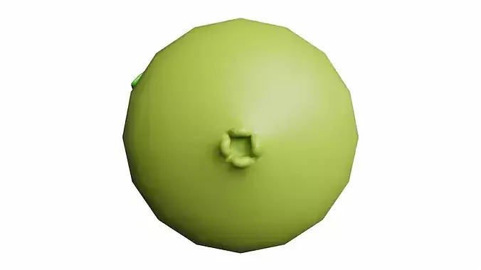 Guava Cartoon Stylized Fruits 3D model 3