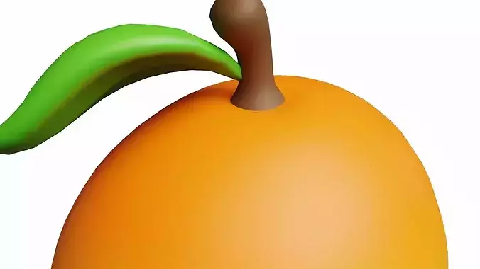 Mango Cartoon Stylized Fruits 3D model 5