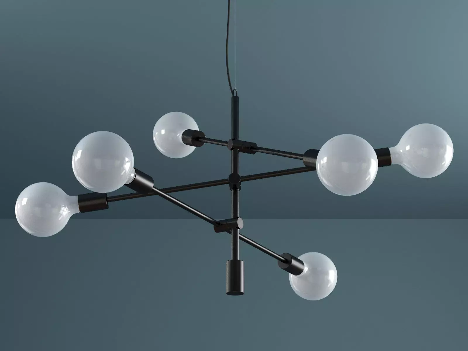 Mobile Chandelier 3D model_1
