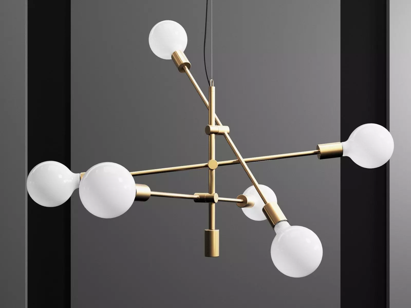 Mobile Chandelier 3D model_0