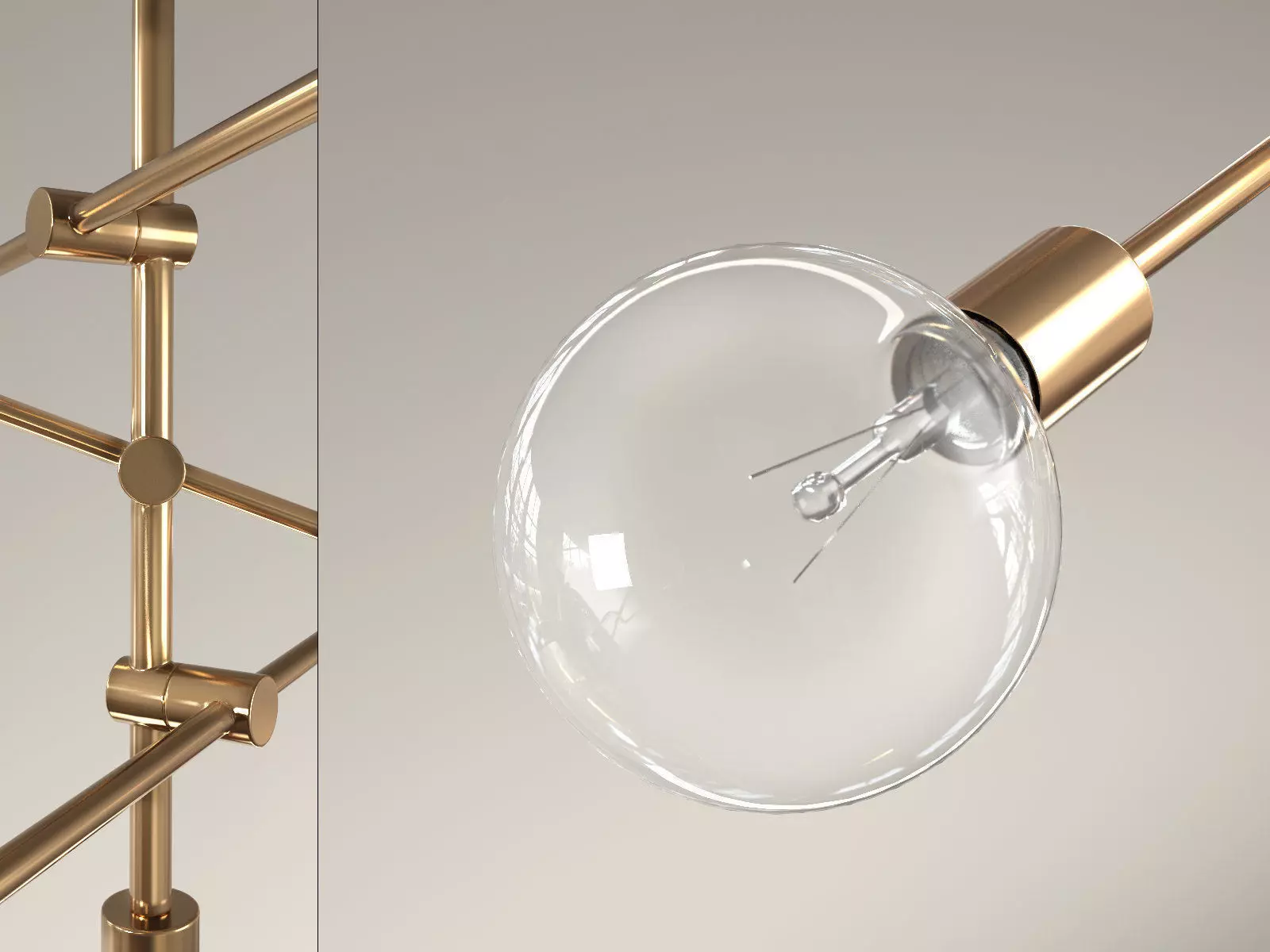 Mobile Chandelier 3D model_2