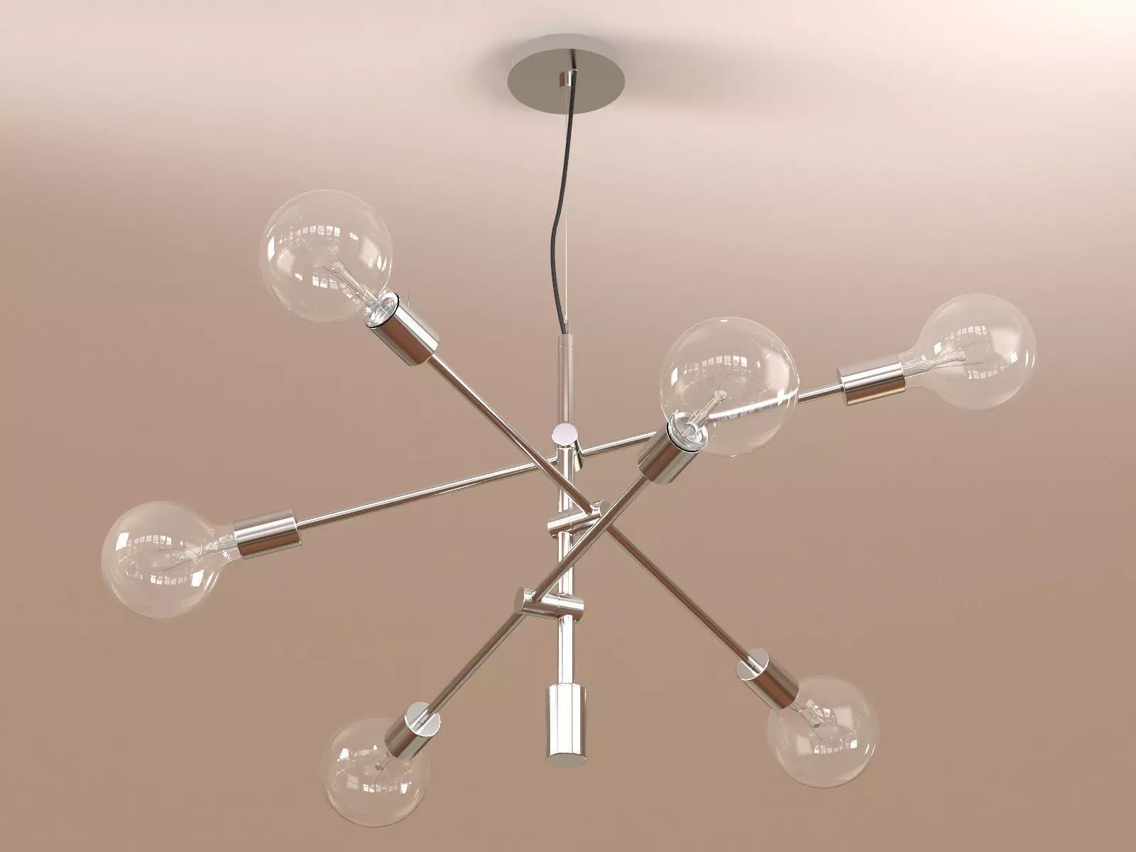 Mobile Chandelier 3D model_3