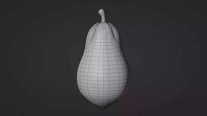 Papaya Cartoon Stylized Fruits 3D model 7