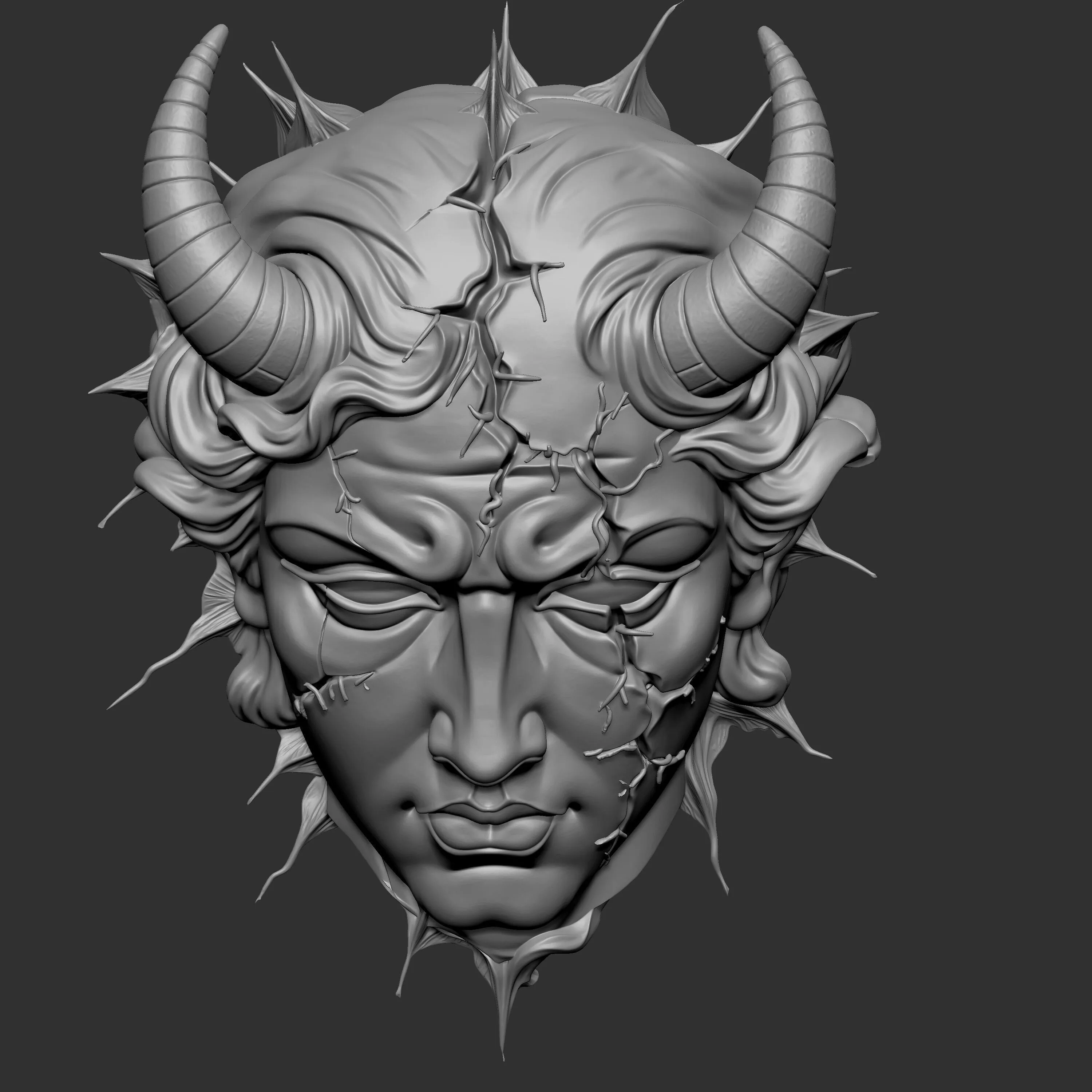 Lucifer Fallen Angel demon 3D print model
