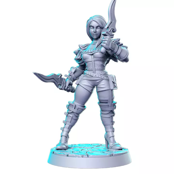 Dagger VIII - Scale Tabletop Model 3D print model