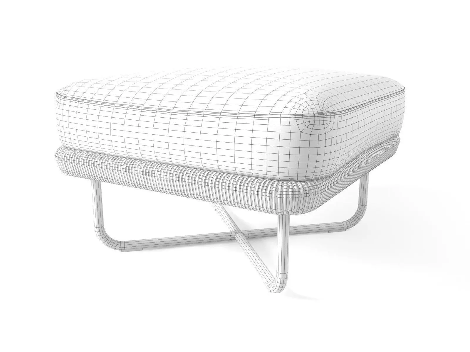 Babylon Pouf 3D model_2