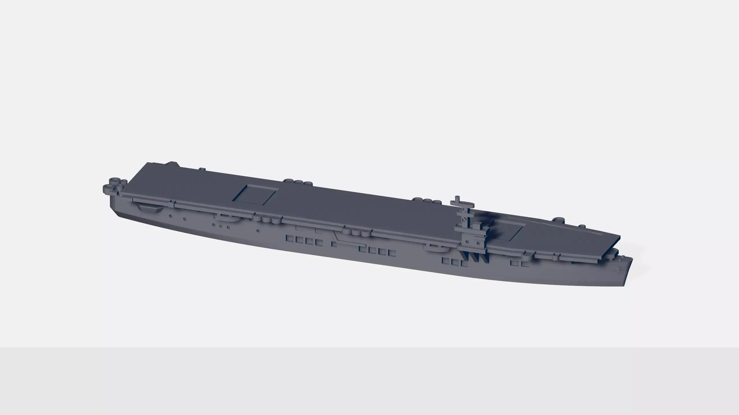 USS Sagamon CVE-26 3D print model