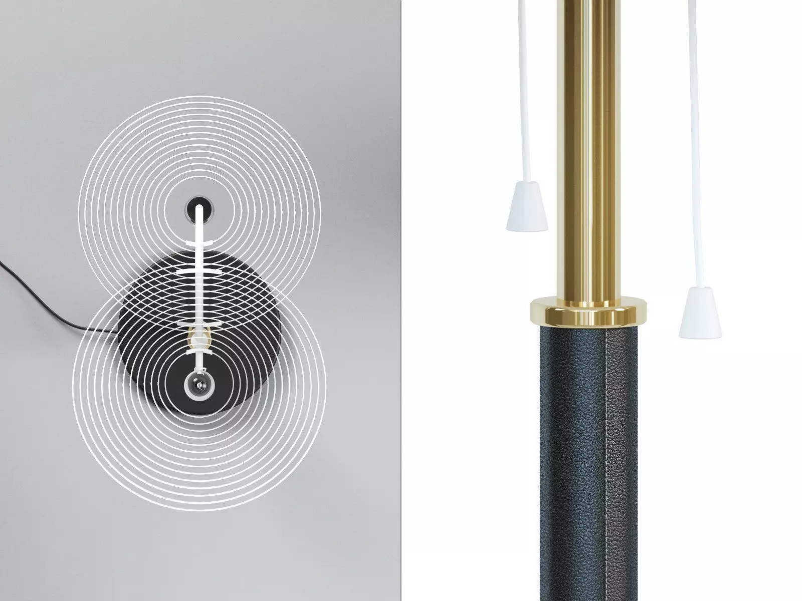 Floor Light A810 3D model_1