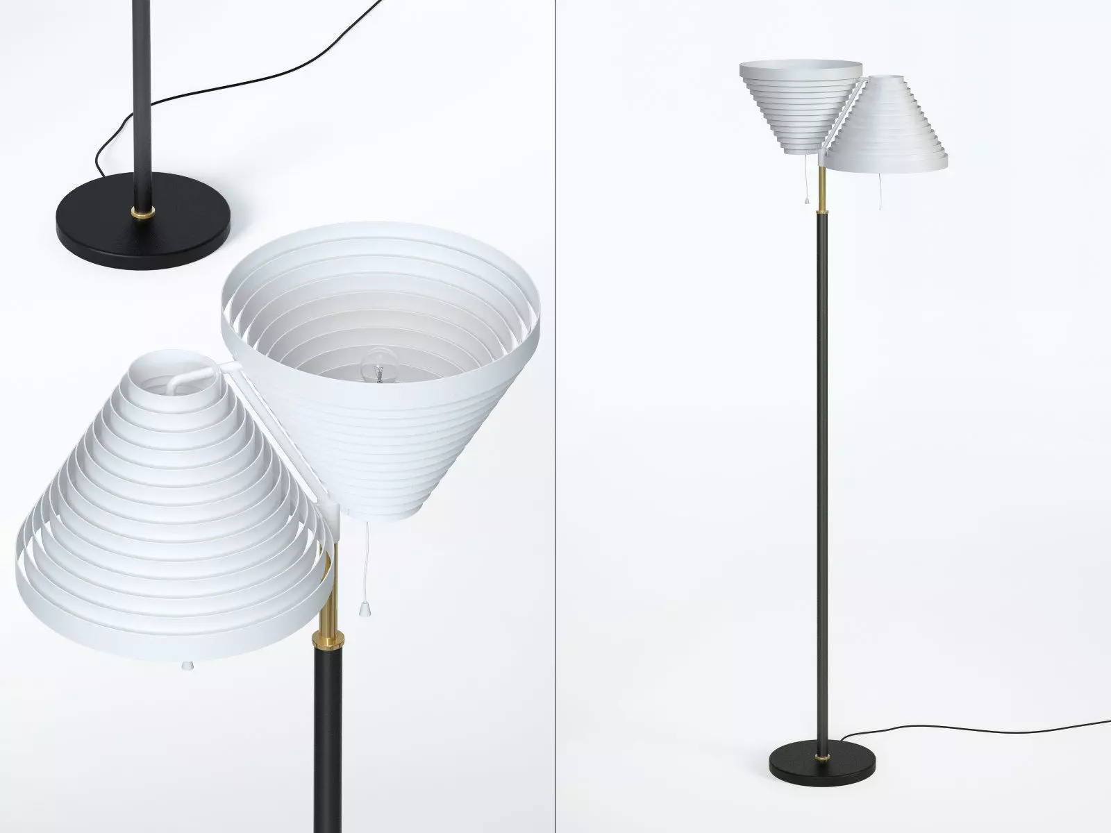 Floor Light A810 3D model_0