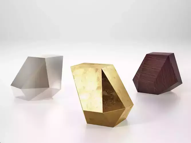 Emerald Side Table 3D model