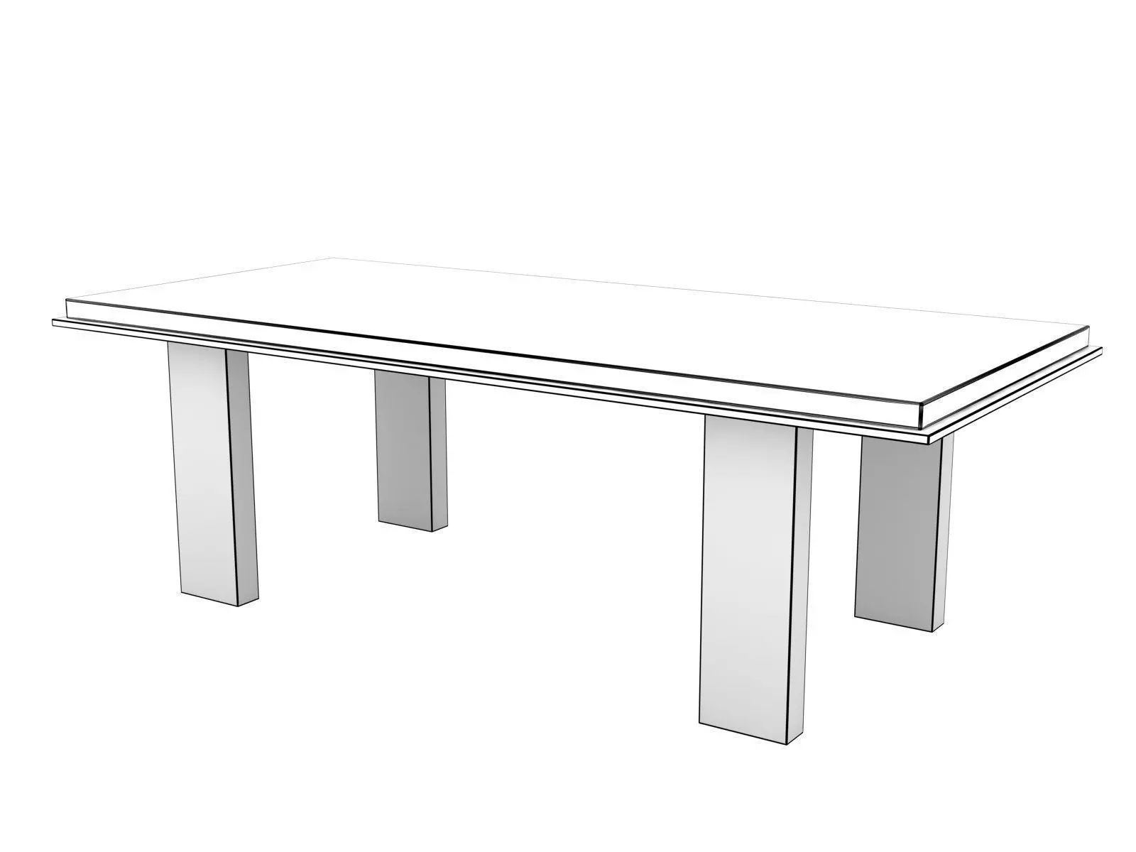 Celtic Table 3D model_2