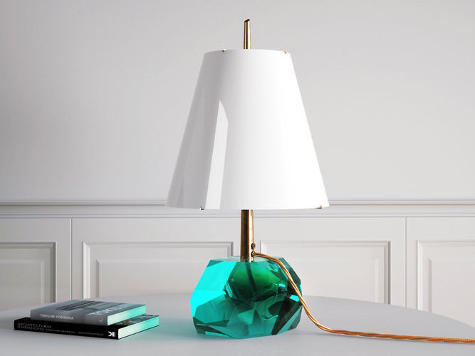 Diamantone swedish crystal table lamps 3D model