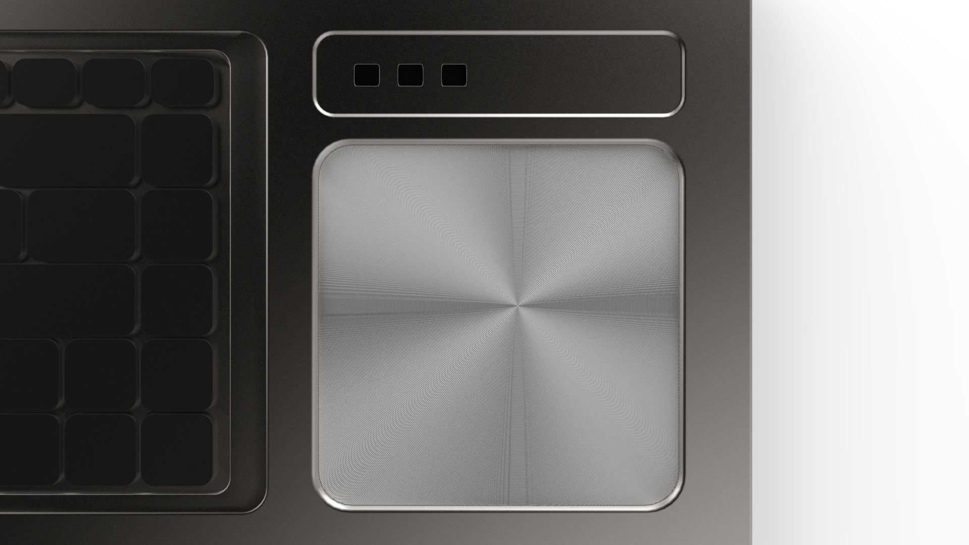 Keyboard with TrackPad Free 3D model_10