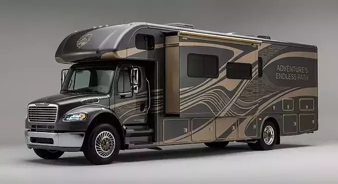 RV Motorhome Compact Camper Van Modern Adventure Touring 08