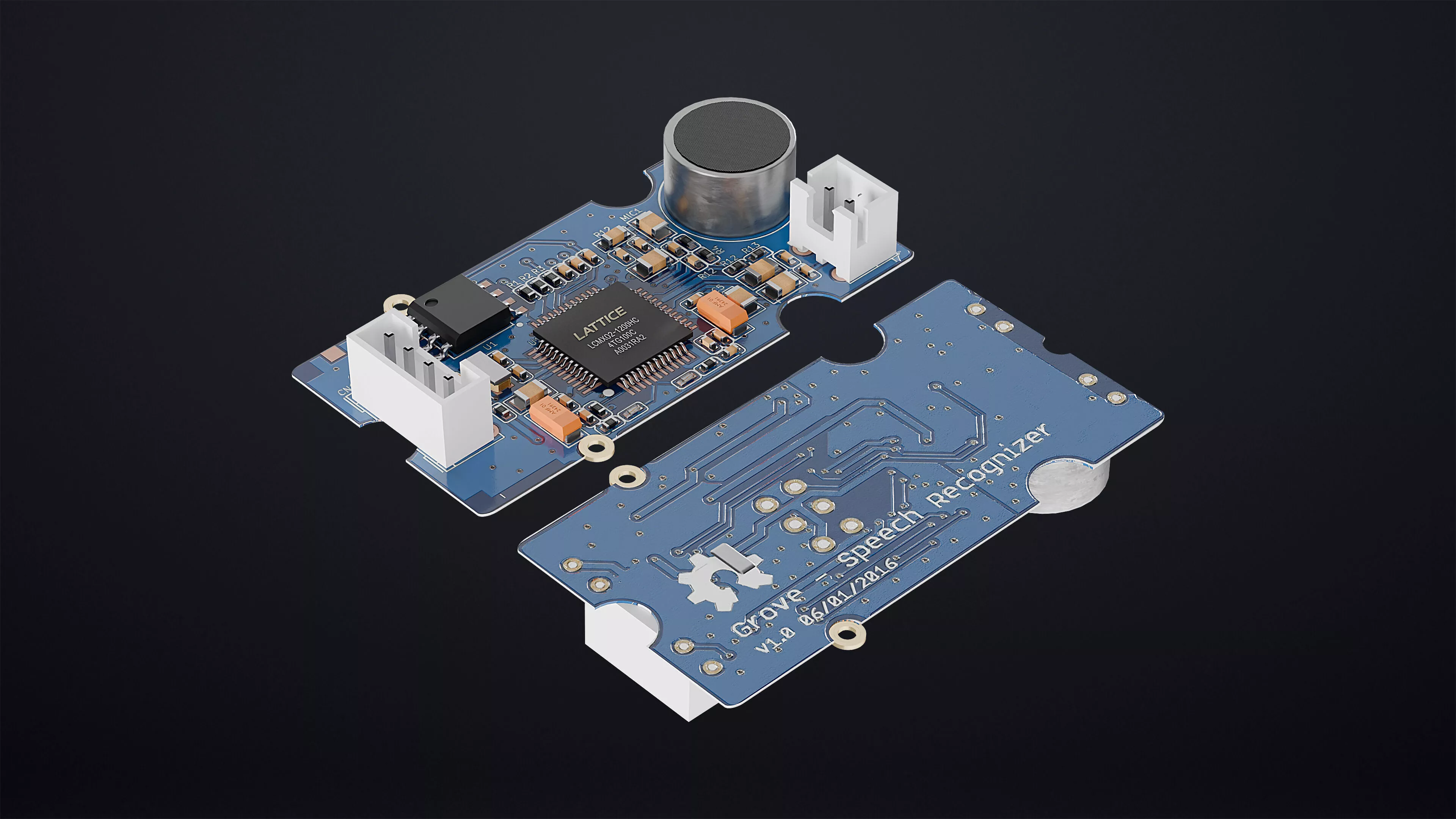 Seeed Studio Grove Speech Recognizer Module 3D model