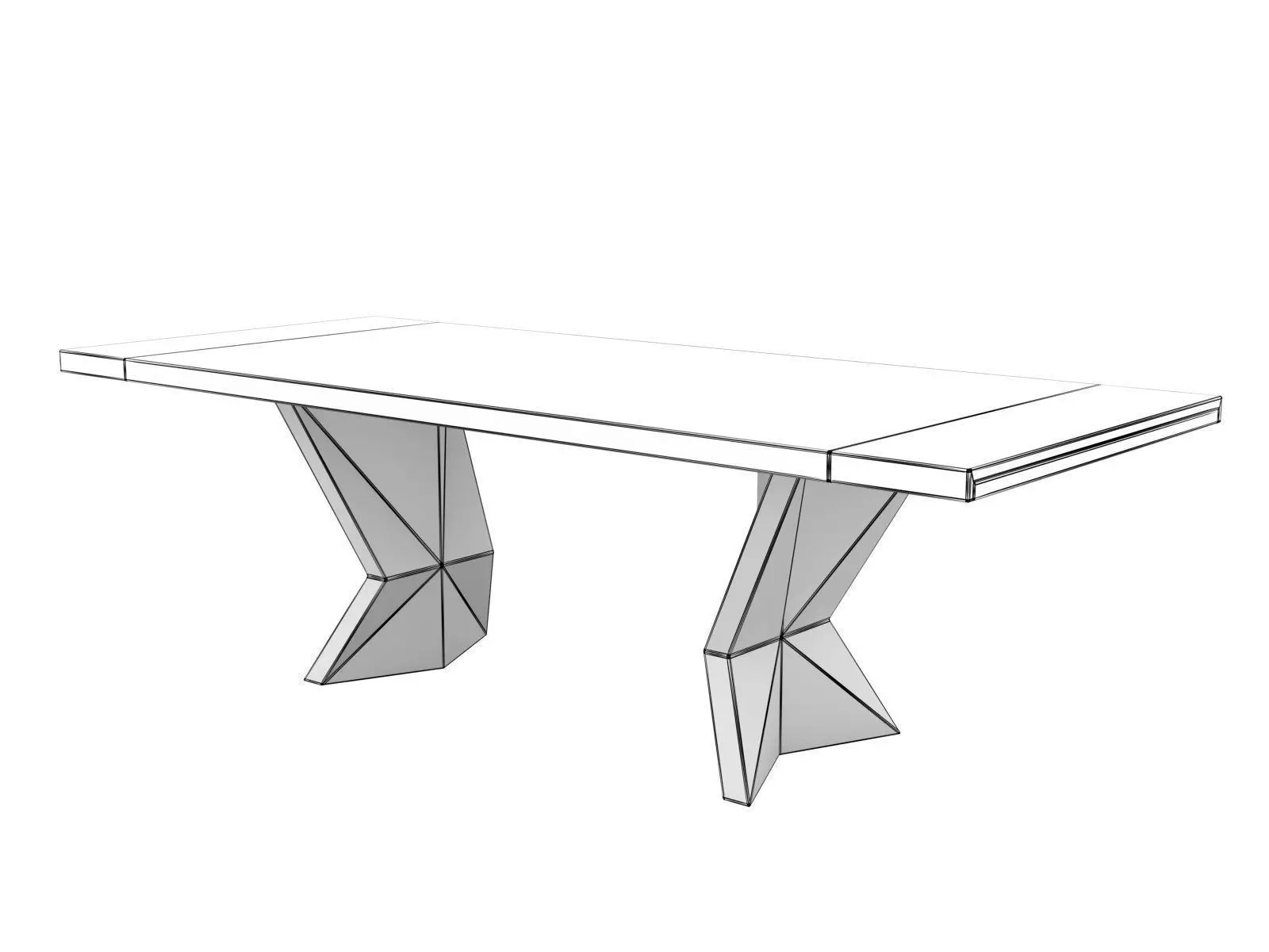 Kavante Viceroy Dining Table 3D model_4