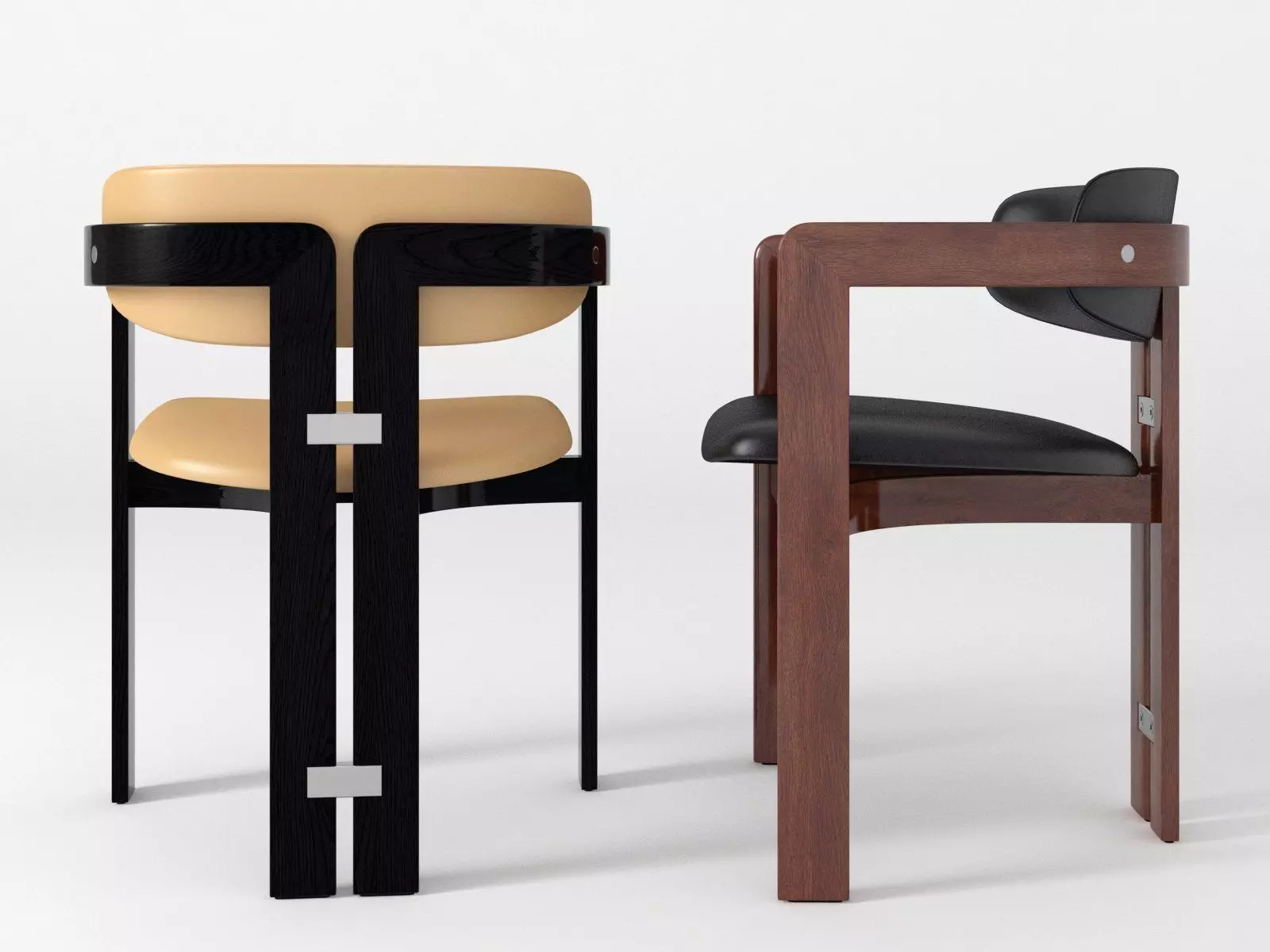 Pamplona two chairs with upholstered backs 3D model_6