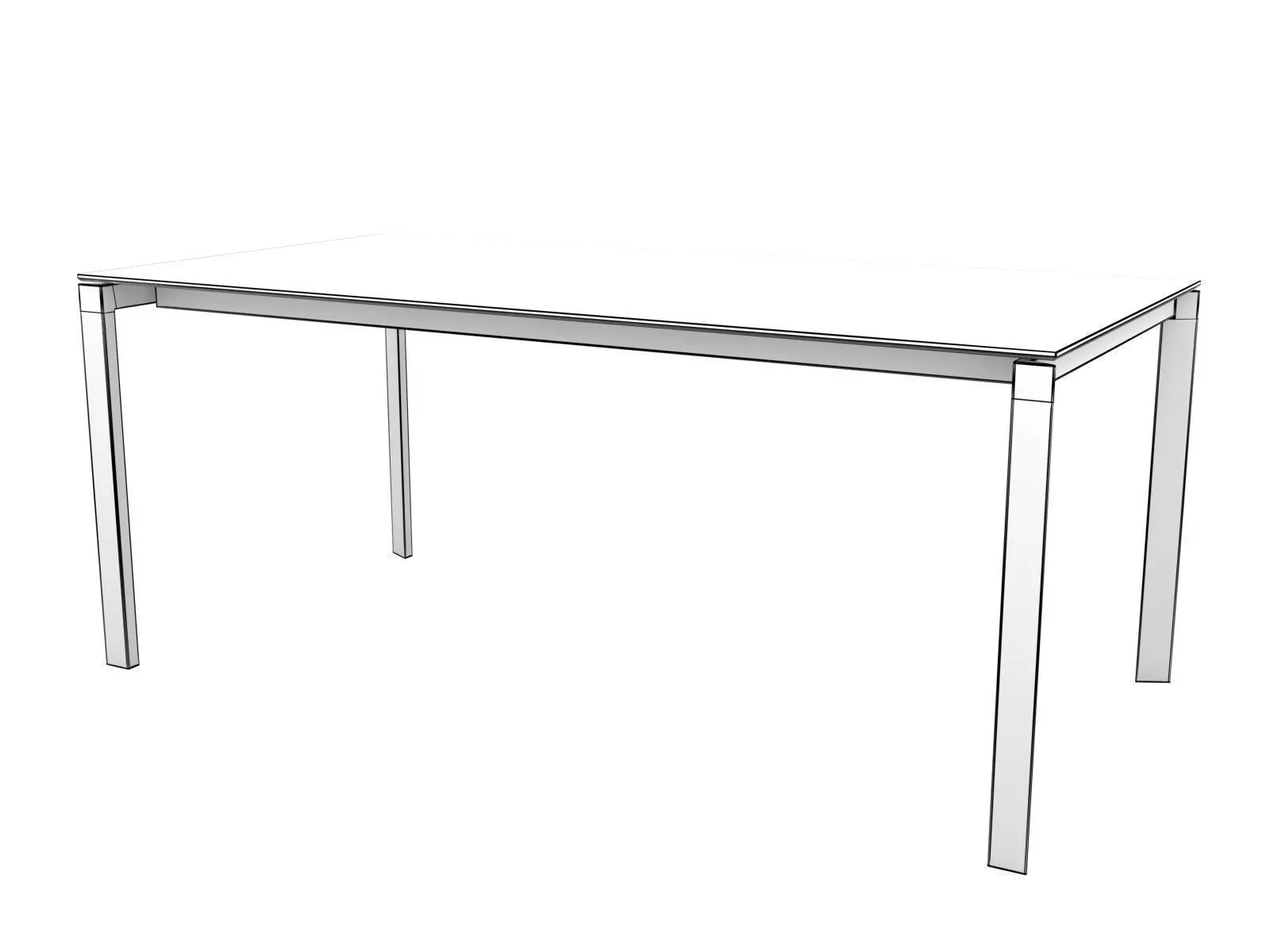 Menu two tables 3D model_7