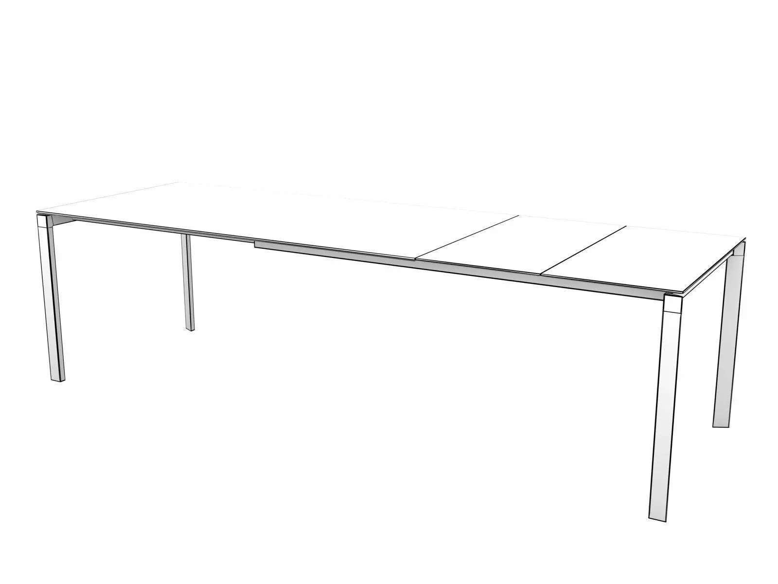 Menu two tables 3D model_11