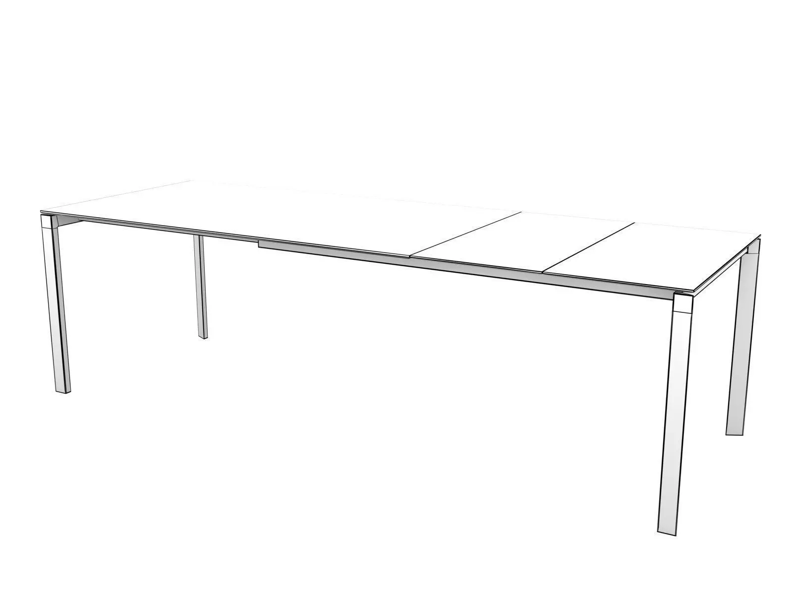 Menu two tables 3D model_10