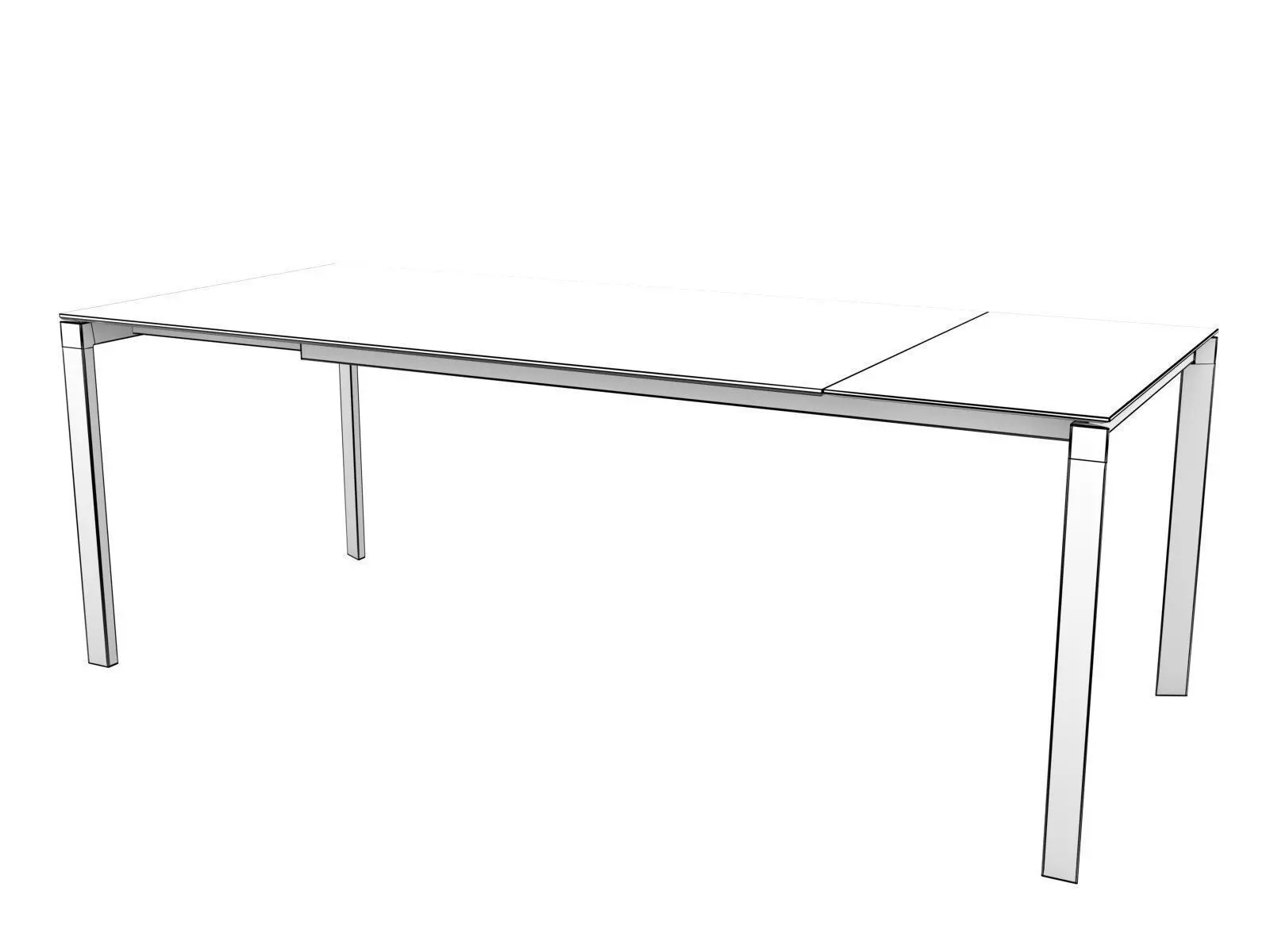 Menu two tables 3D model_8