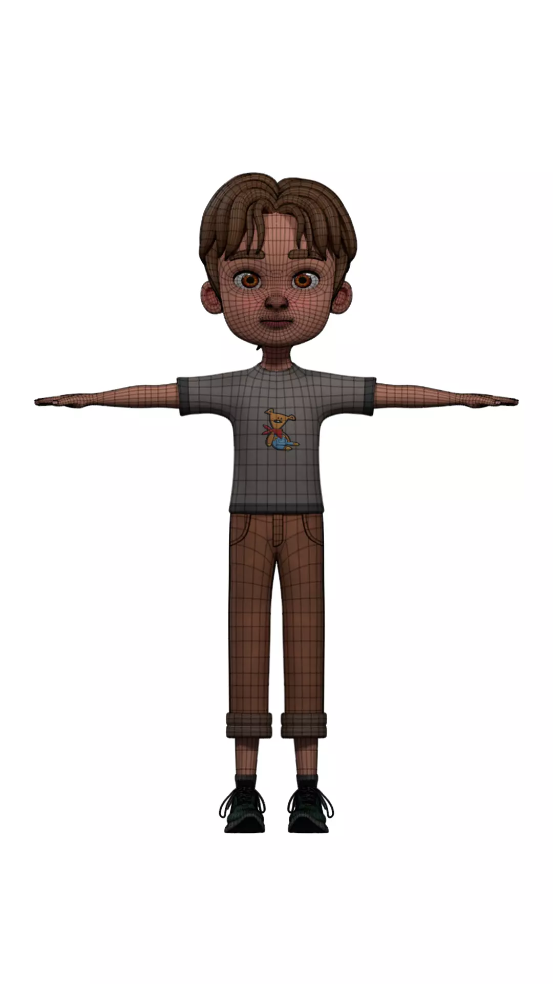 Stylized Character Kieran 3D model