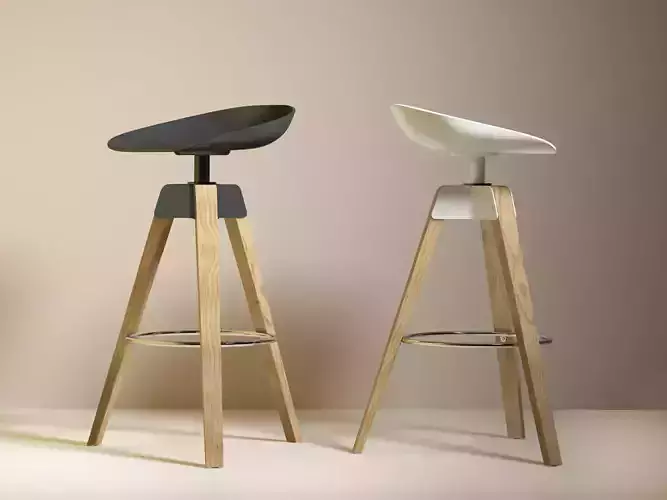 Plumage two modern bar stools