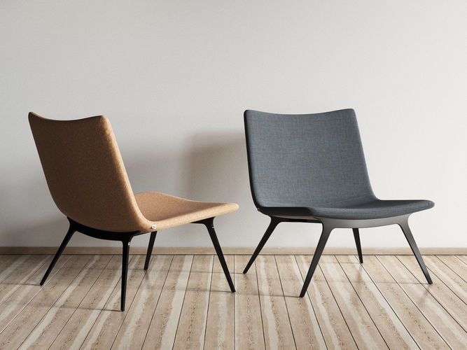 Sotai pair of lounge chairs 3D model
