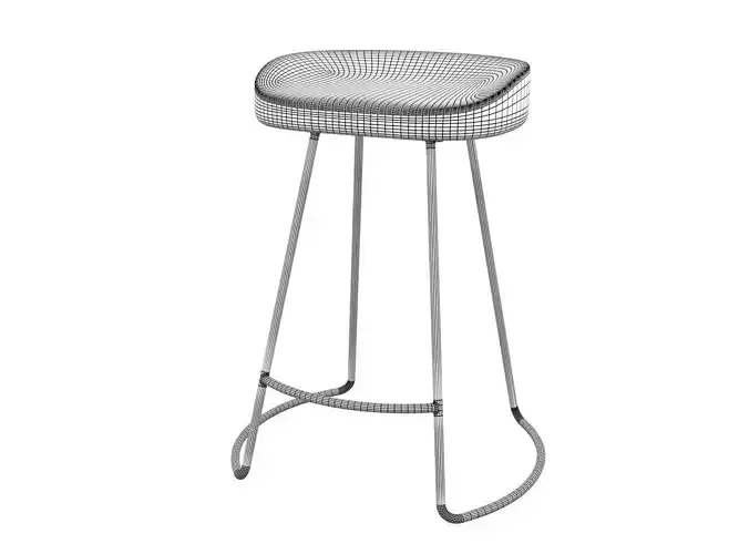 SmartandSleek wood and metal bar stools