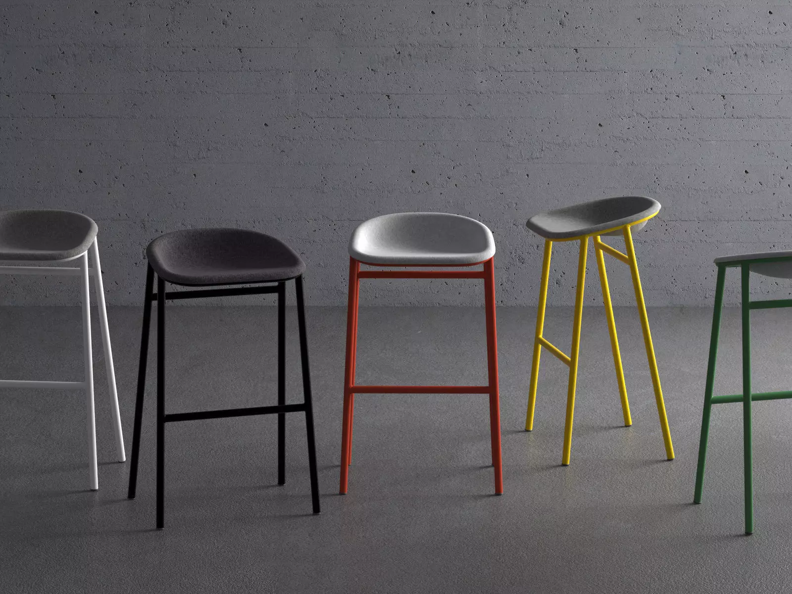 LJ3 bar stool 3D model_2