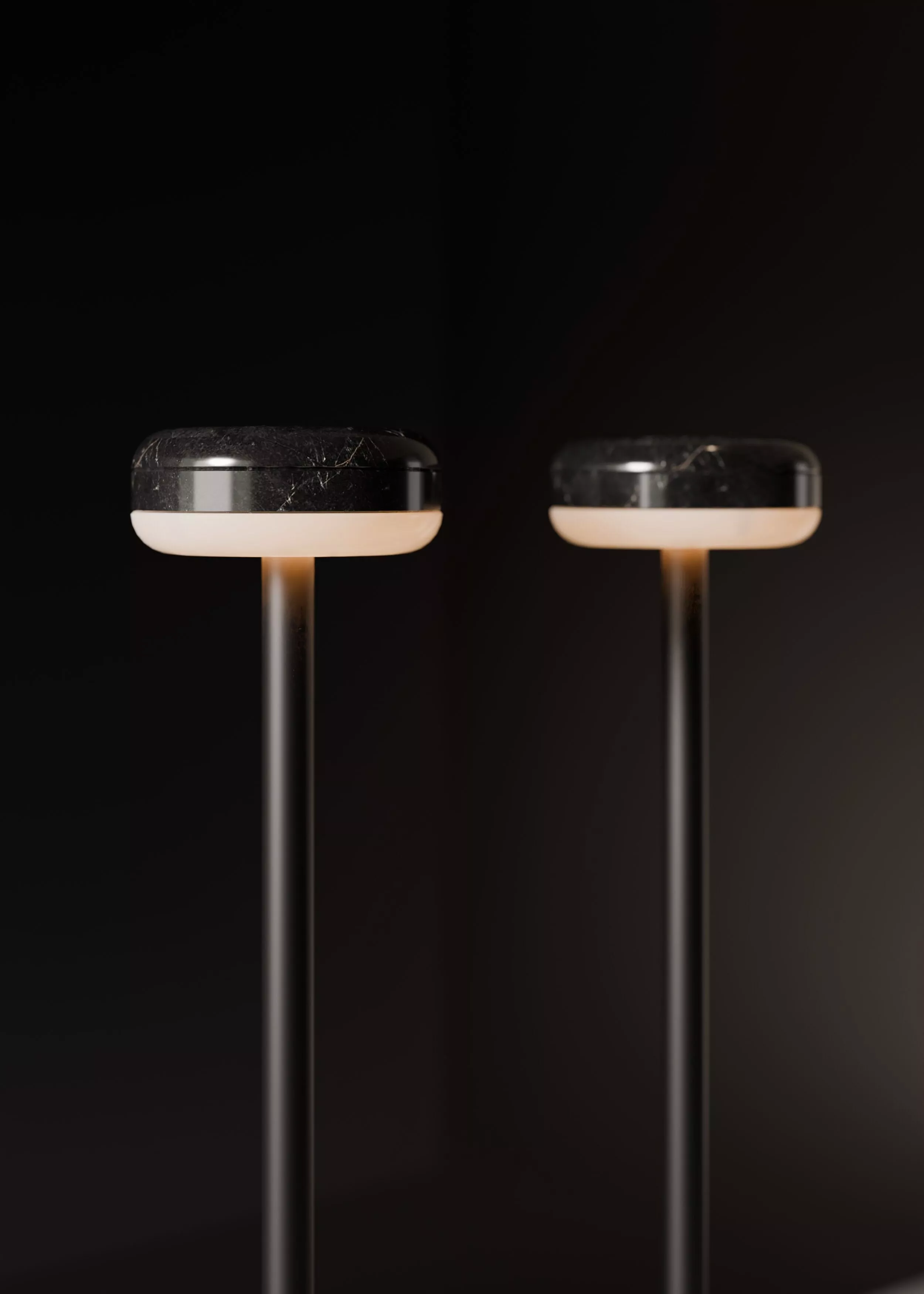 DIP Marble Lighting Collection - floor small Lamp by deday Free 3D model