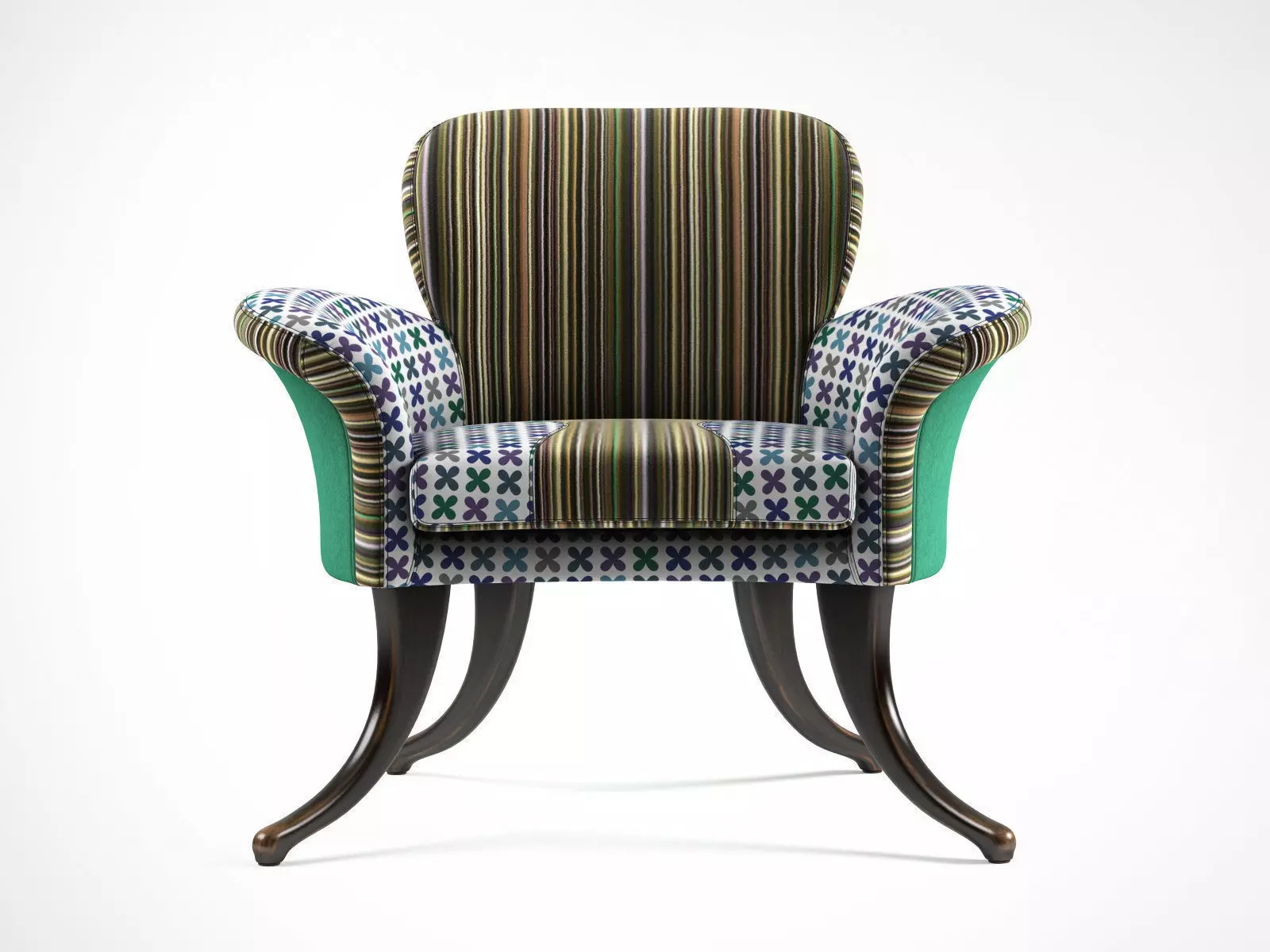 Marguerite pair of chairs designed 3D model_3