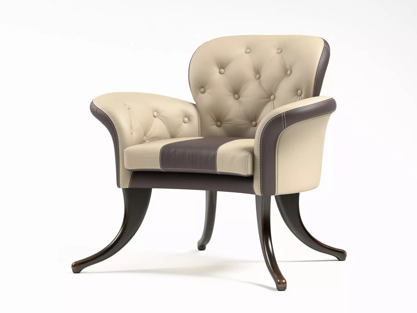 Marguerite pair of chairs designed 3D model_1