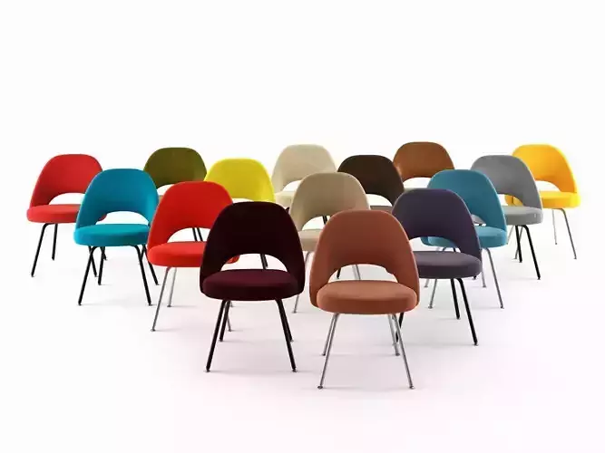 Saarinen Executive Chair Steel Legs