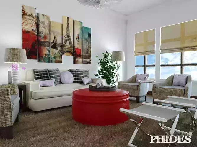 Living Room 3D model