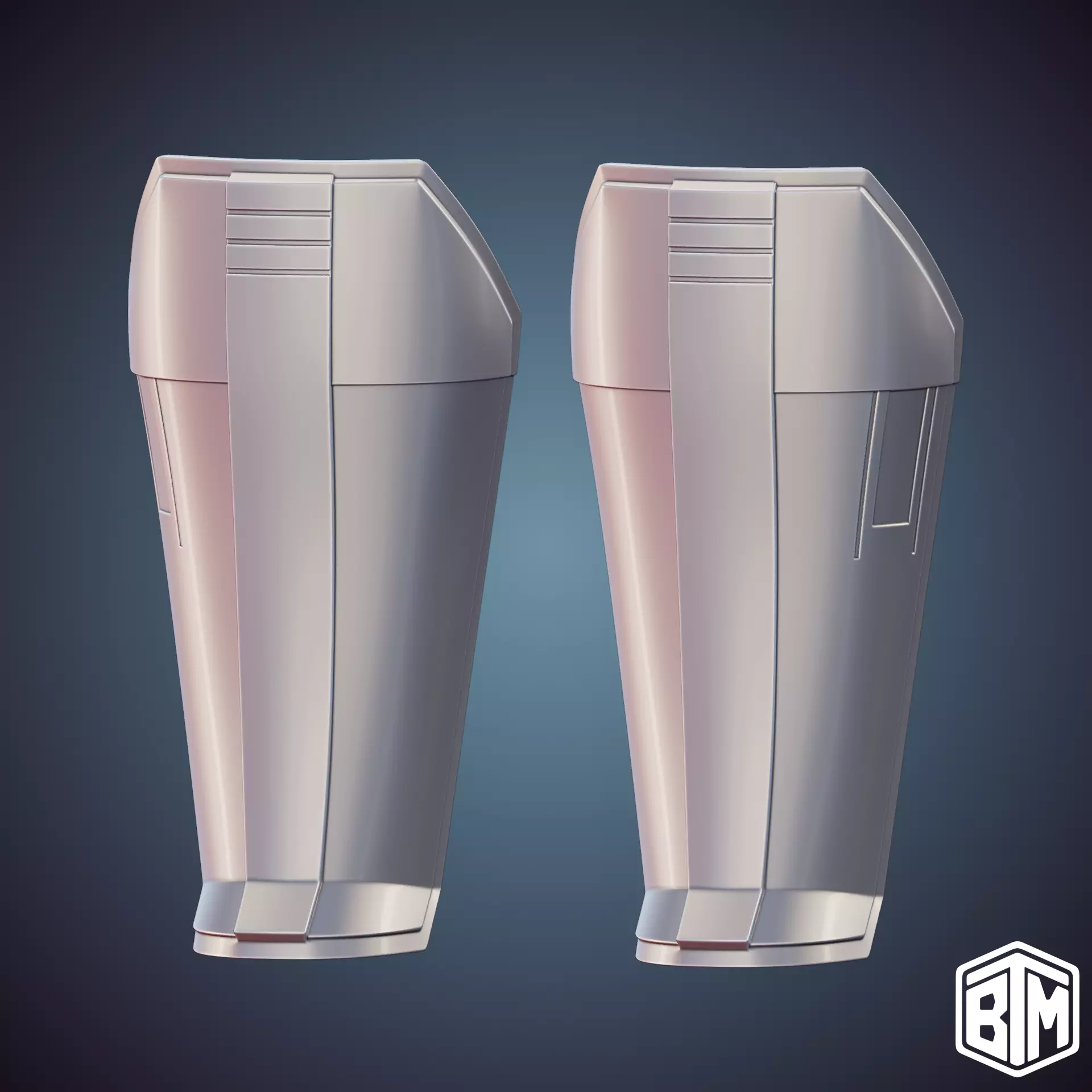 The Mandalorian Bo Katan Nite Owl Grunt Shin Armor 3D print model