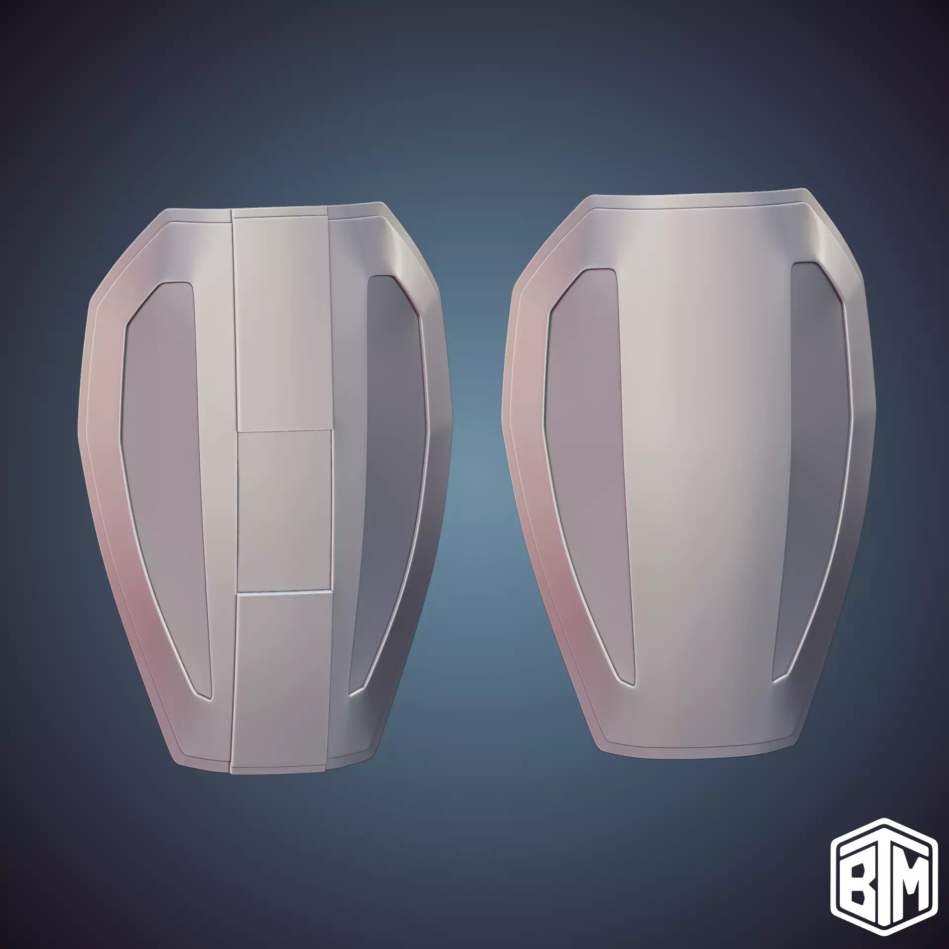 The Mandalorian Bo Katan Koska Reeves Hip Thigh Armor 3D print model