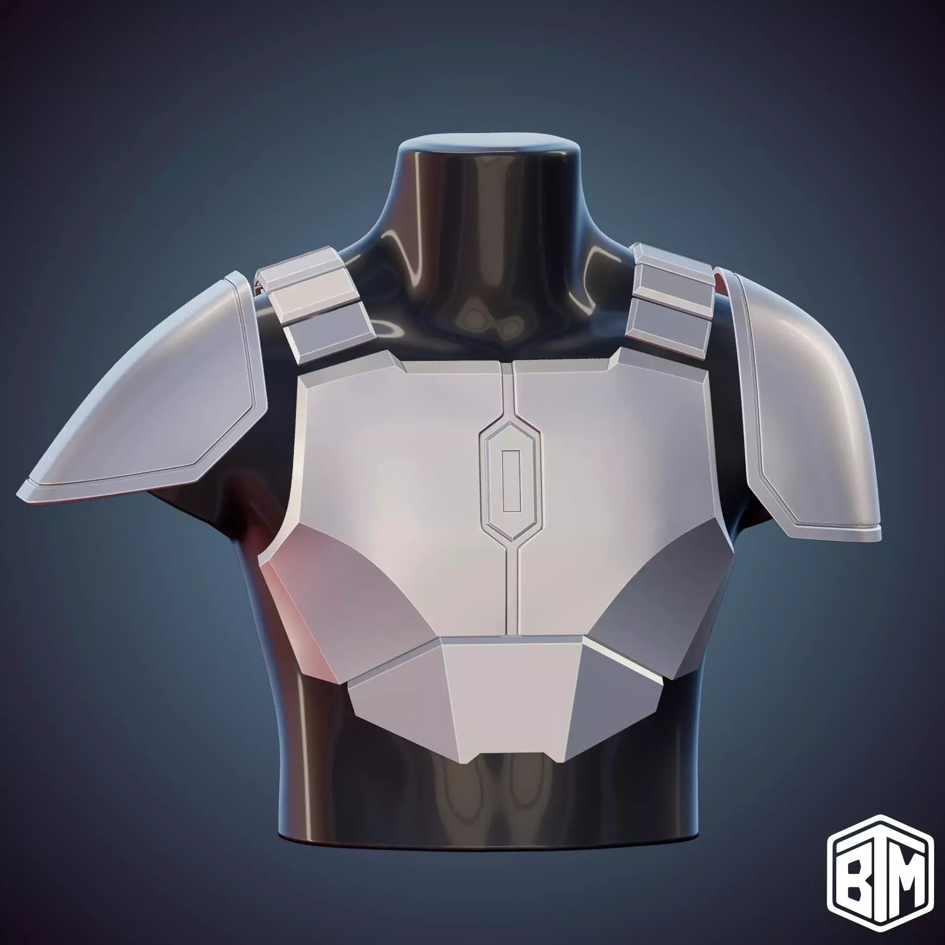 The Corpsman Custom Mandalorian Inspired Torso Armor 3D print model