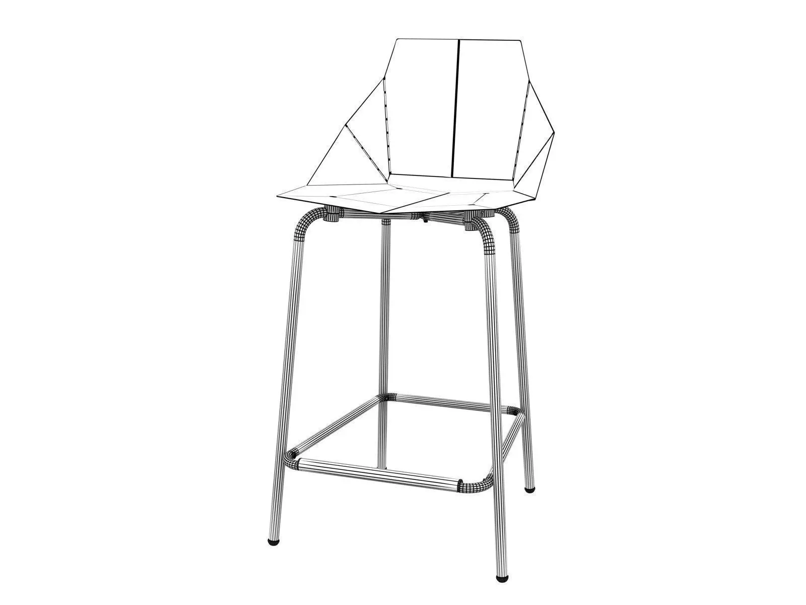 Real Good Counter Stool 3D model_4