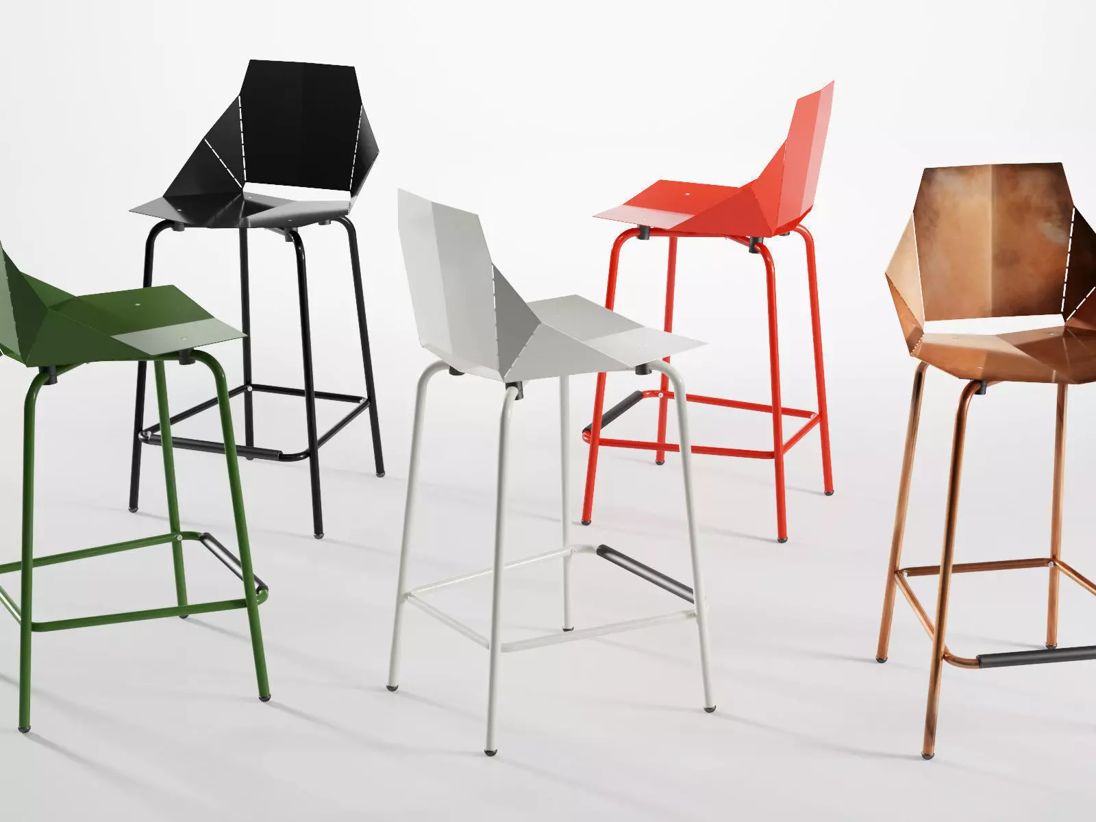 Real Good Counter Stool 3D model_0