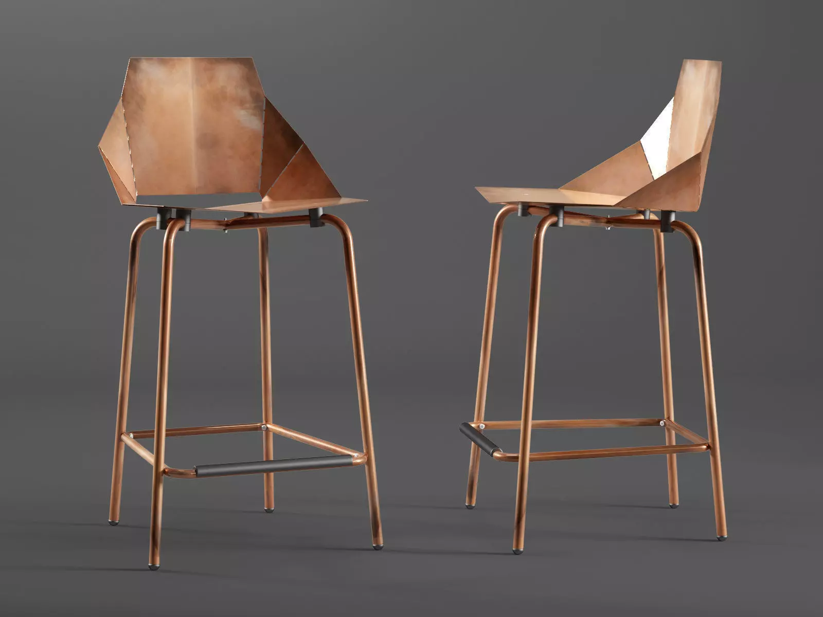 Real Good Counter Stool 3D model_1