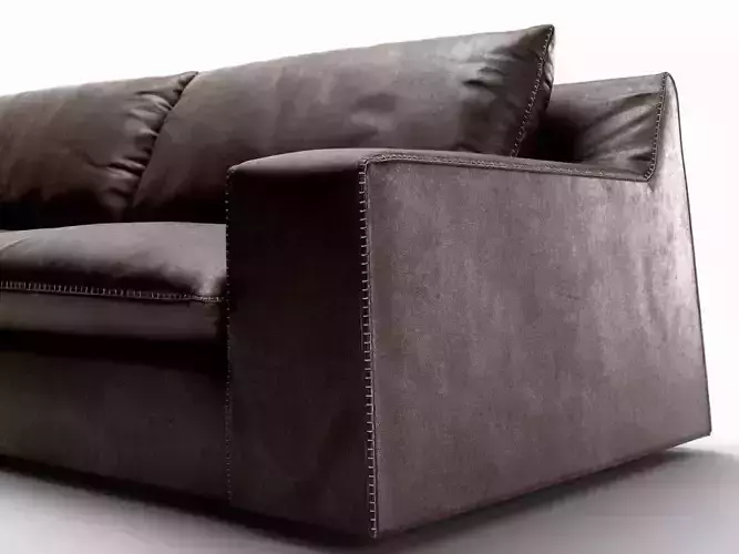 Theo person leather sofa