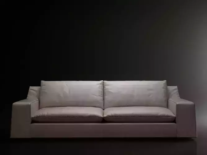 Theo person leather sofa