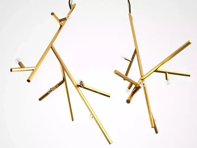 Linden branch pendant light