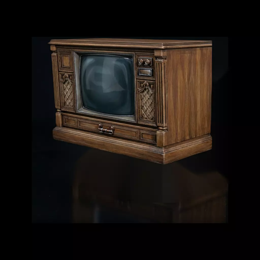 TV Prop for Dioramas 1 87 Printable STL 3D print model