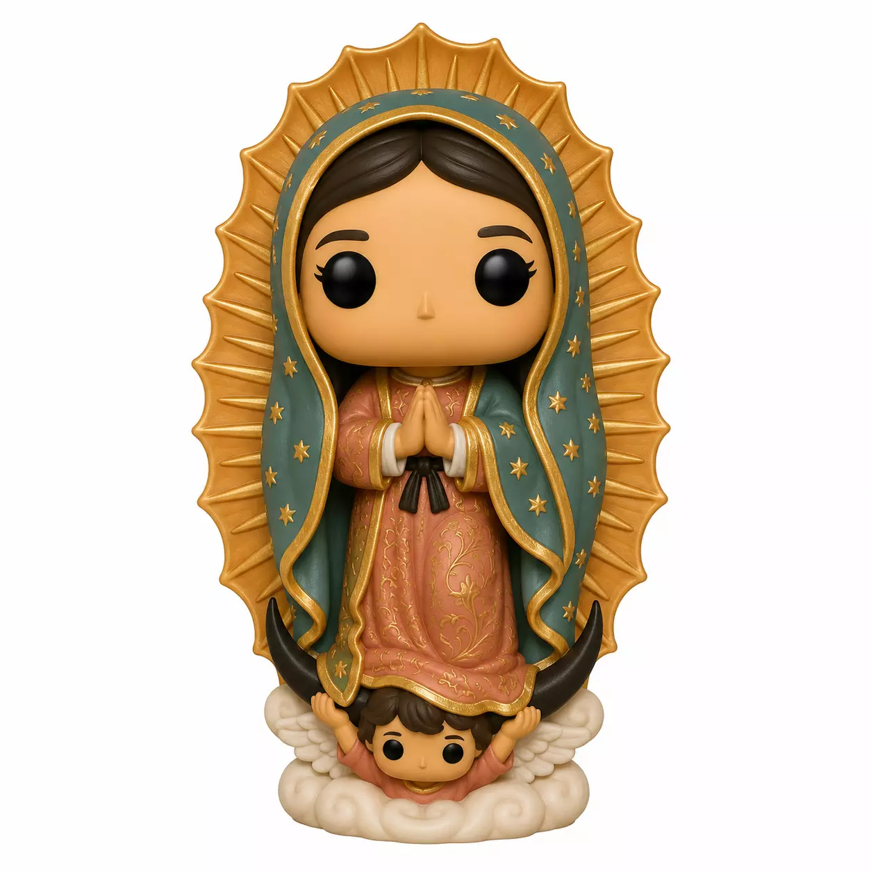 Our Lady of Guadalupe Funko Pop Style 3D Model 3D print model