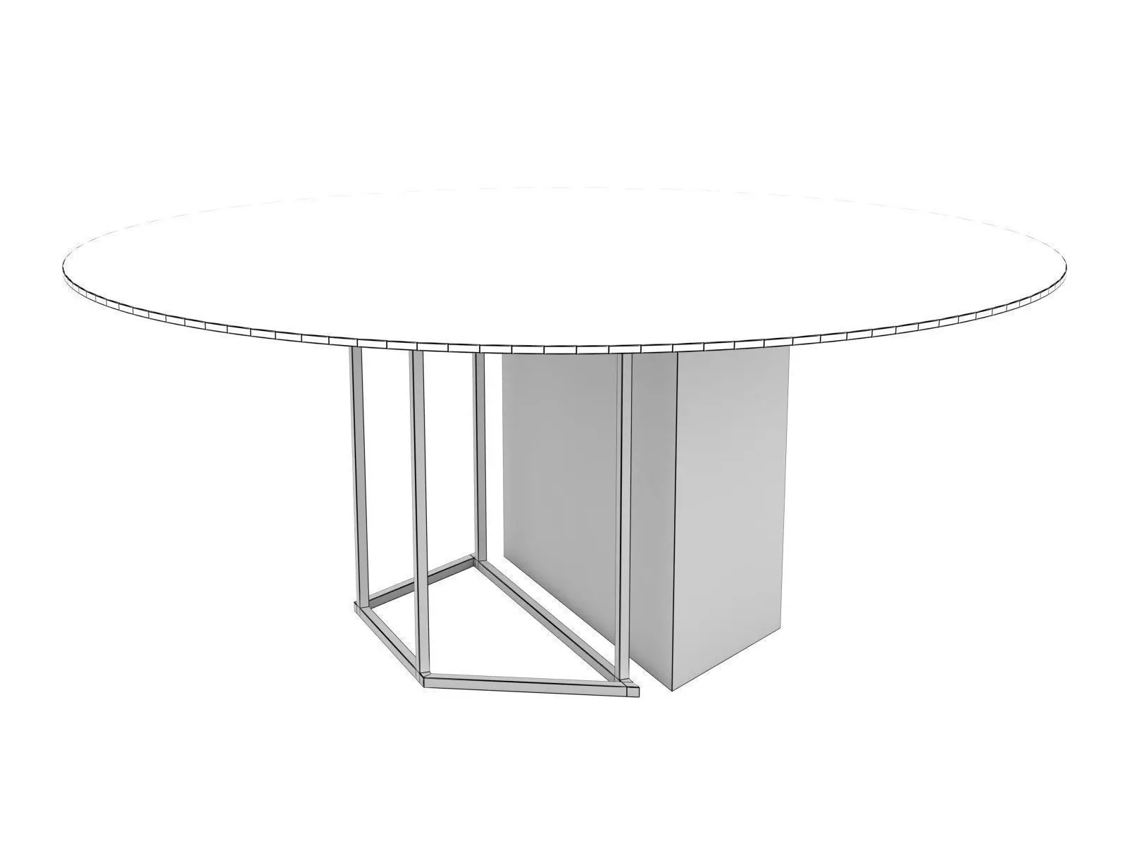 Plinto Round 3D model_10